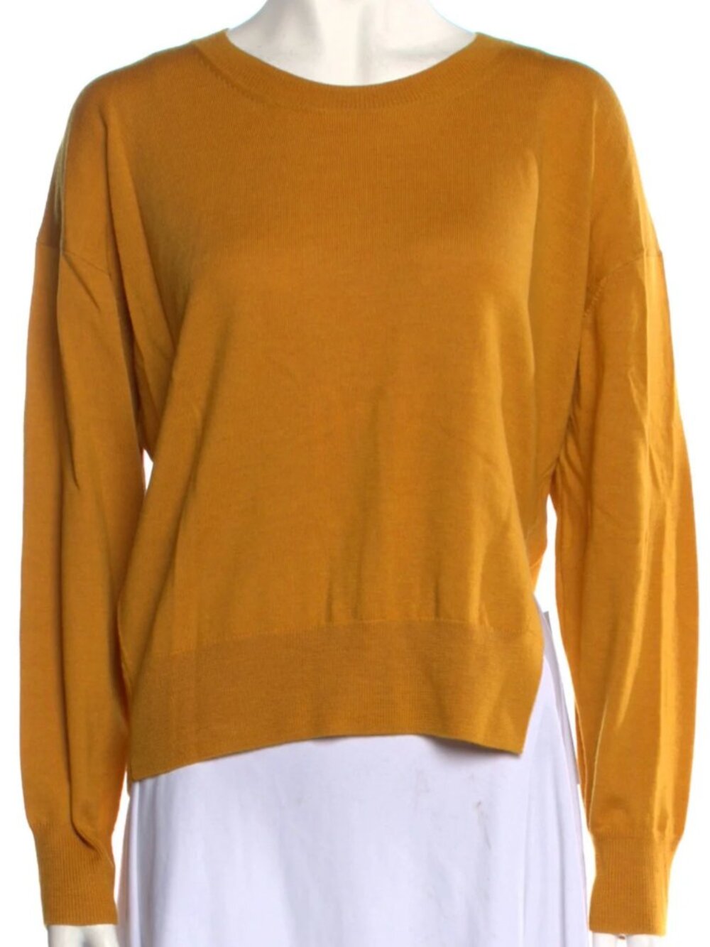 Iro knit mustard wool sweater size large